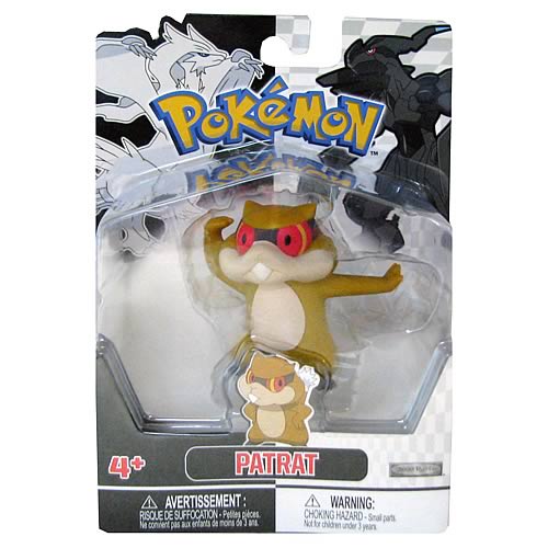 Pokemon Black and White Patrat Action Figure, Not Mint