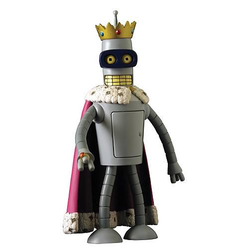 Futurama Super King Bender Action Figure, Not Mint