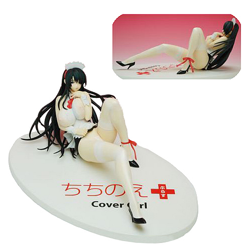 Chichinoe Black Haired Waitress Uniform Statue