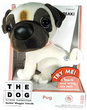 10 inch Pug Plush