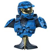 Halo Blue Spartan MK VI Armor Half-Scale Bust Statue