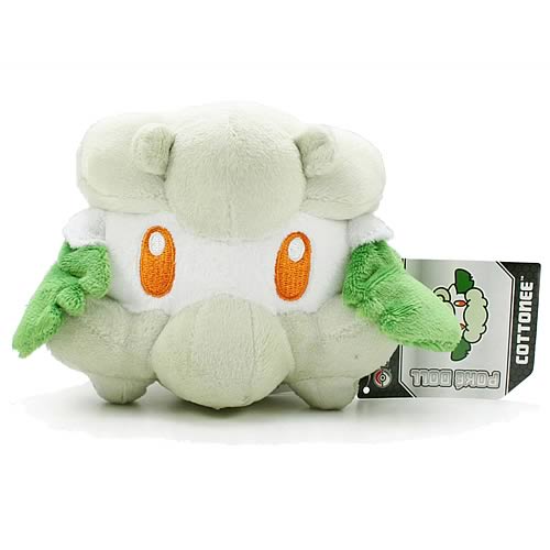 Pokemon Center Black and White Cottonee Plush