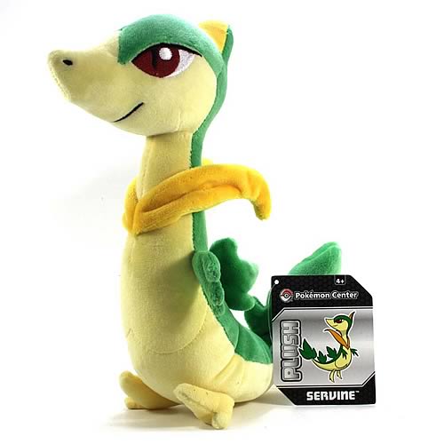 Pokemon Center Black and White Servine Plush