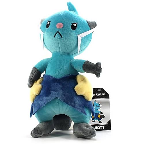 Pokemon Center Black and White Dewott Plush