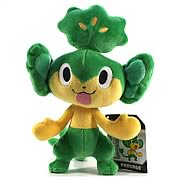 Pokemon Center Black and White Pansage Plush