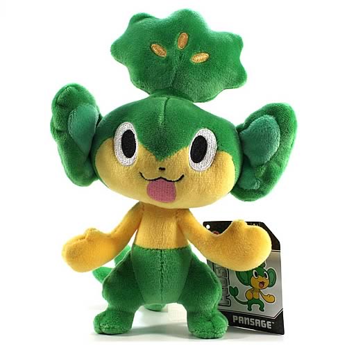 Pokemon Center Black and White Pansage Plush