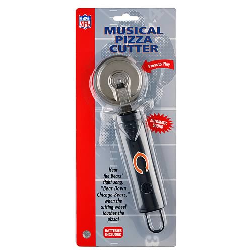Chicago Bears Musical Pizza Cutter