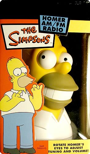 Homer Simpson AM/FM Radio