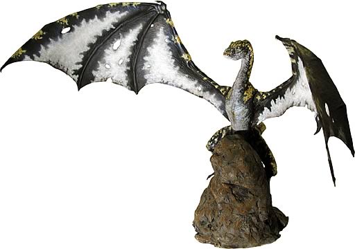 24-inch Winged Dragon Statue
