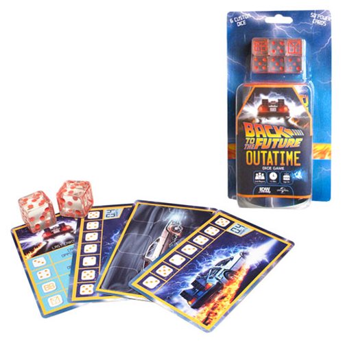 Back to the Future OUTATIME Dice Game, Not Mint