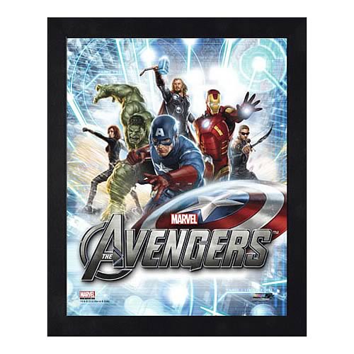 Avengers Movie Assembled Image 1 Large Framed Photo
