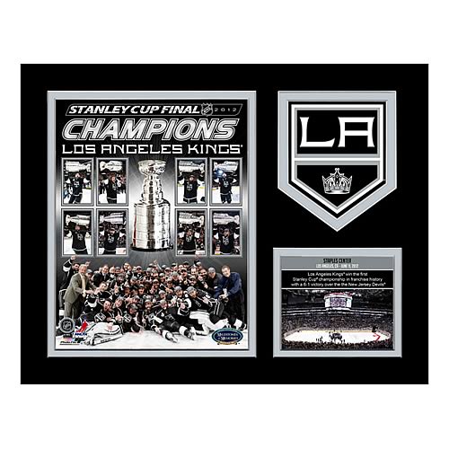 NHL Stanley Cup Champions L.A. Kings Commemorative Plaque