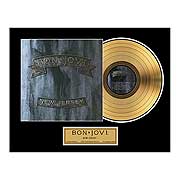 Bon Jovi New Jersey Framed Gold Record