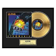 Def Leppard Pyromania Framed Gold Record