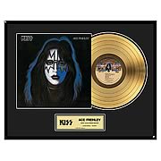 KISS Ace Frehley Framed Gold Record