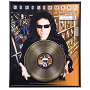 Gene Simmons The Lord of Rock Framed Gold Record