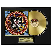 Kiss Rock and Roll Over Framed Gold Record