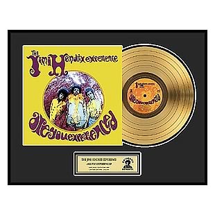Jimi Hendrix Are You Experienced Framed Gold Record