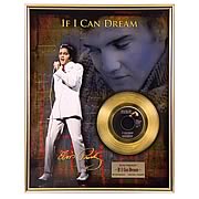 Elvis Presley If I Can Dream Framed Gold Record