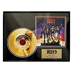 KISS Beth Framed Gold Record