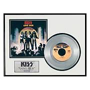 KISS Love Gun Framed Platinum Edition Record