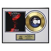 Michael Jackson Memorabilia Michael Jackson Scream Framed Gold Record