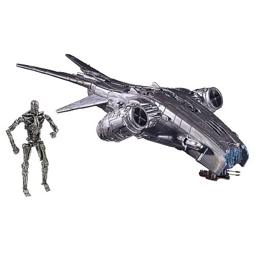 Terminator Salvation Hunter Killer Vehicle and T-700 Figure