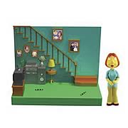Family Guy Living Room with Lois Action Figure Playset
