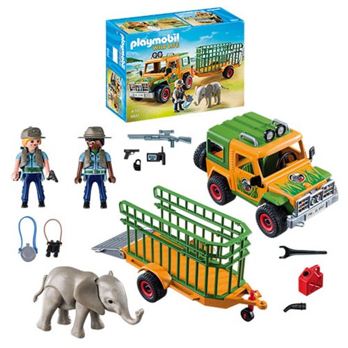 Playmobil 6937 Ranger's Truck with Elephant