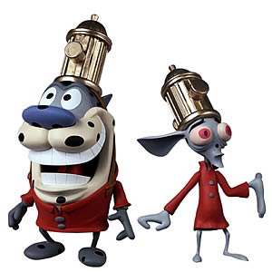 Ren & Stimpy Fire Dogs Wizard World 2-Pack