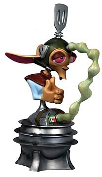 Ren & Stimpy: Ren as Commander Hoek Micro Bust
