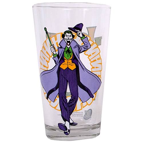Joker Toon Tumbler Pint Glass