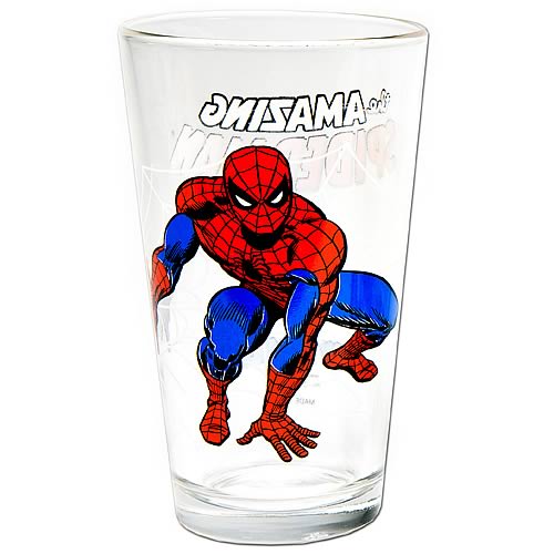 Spider-Man Glass Toon Tumbler