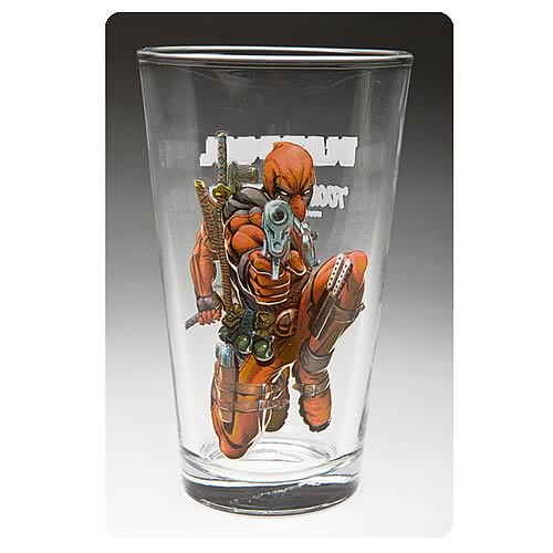 Deadpool Glass Toon Tumbler