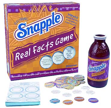 Snapple Real Facts Game