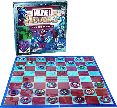 Marvel Heroes Checkers