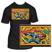 Captain America Comic Book Scene T-Shirt