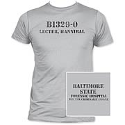 Silence of the Lambs Forensic Hospital Patient T-Shirt