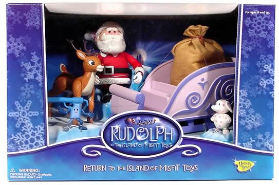 Santa's Sleigh and Rudolph