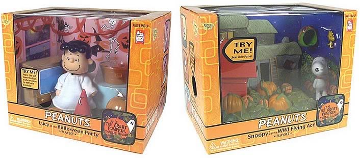 Peanuts: Great Pumpkin Action Figure Playsets Set