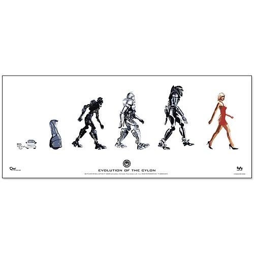 Battlestar Galactica Evolution of the Cylon Poster
