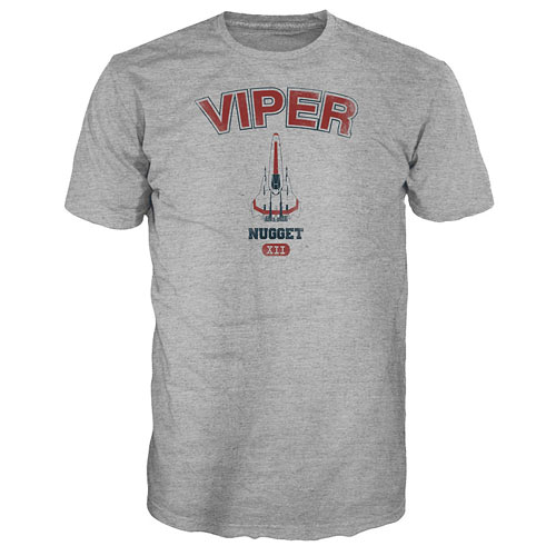 Battlestar Galactica Viper Nugget Gray T-Shirt