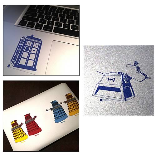 Doctor Who Set 1 Clear Vinyl Sticker 6-Pack
