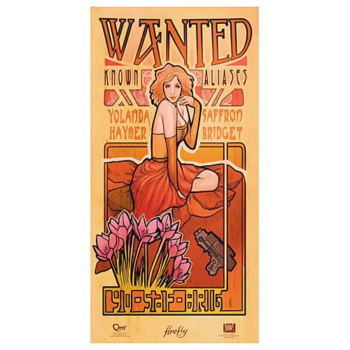 Firefly Les Femmes Saffron Poster