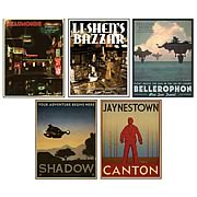 Serenity Blue Sun Travel 5-Pack Posters Series 2