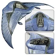 Stargate SG-1 Goauld Death Glider Collector Scale Replica