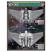 Stargate SG-1 F-302 Technical Specifications Poster