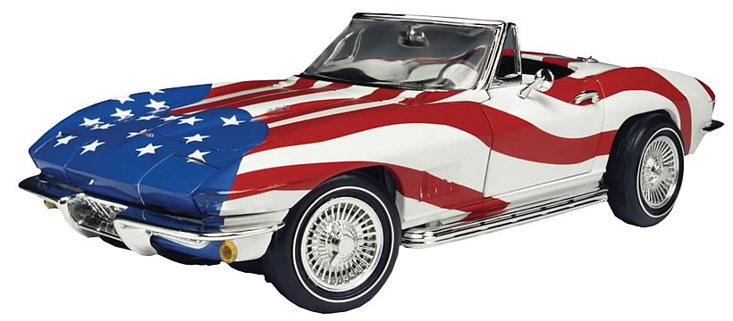 Austin Powers Corvette 1:18 Scale Die Cast