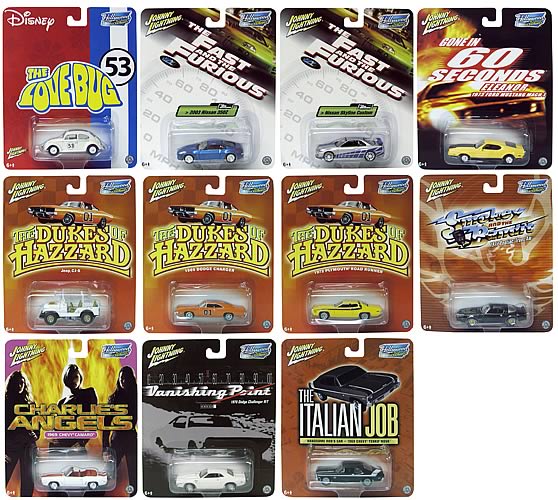 Johnny Lightning Hollywood on Wheels Case