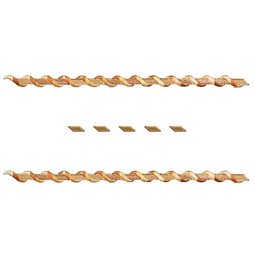 Star Trek Original Series Captain Unifrom Rank Braid